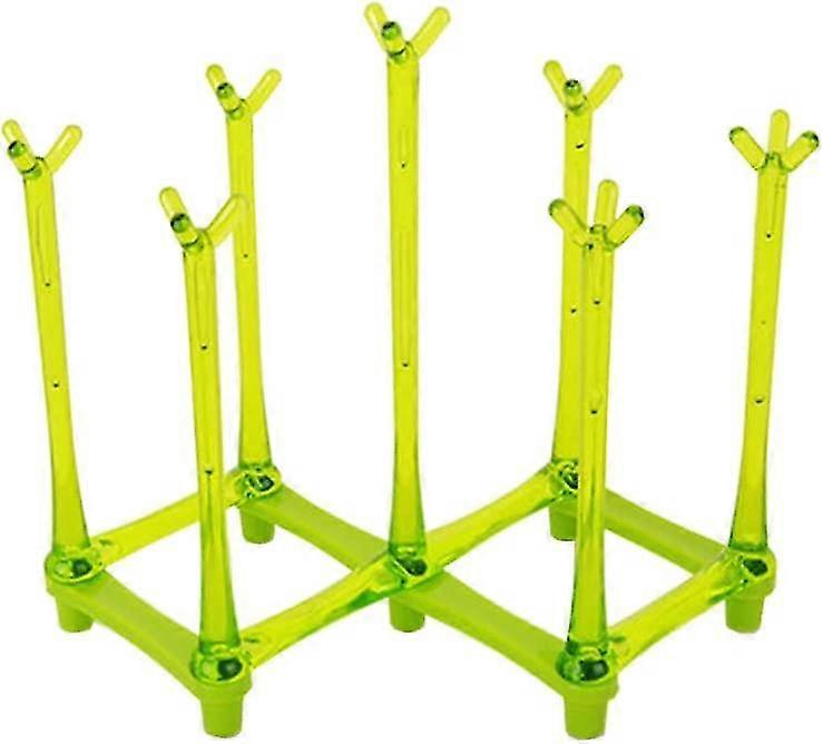 Space Saving Expandable Drying Rack Portable Bottle (green)