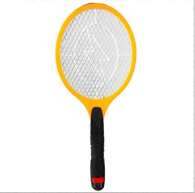 Electric Mosquito Swatter/bug Zapper With Rechargeable Batteryyellow