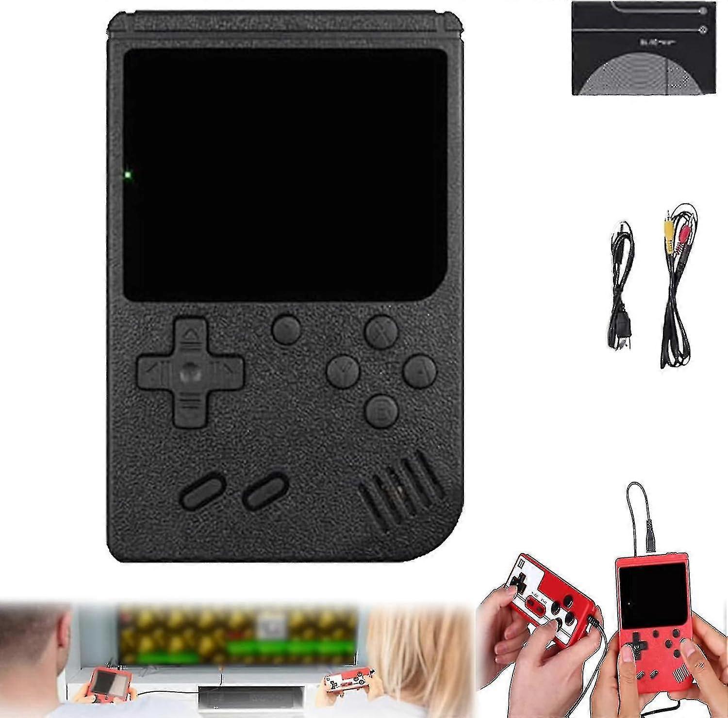 Tiny Tendo 400 Games ، وحدة تحكم ألعاب الفيديو الرجعية المحمولة ، tinytendo - 400 لعبة في جهاز 1 ، Gametendo - أكثر من 400 لعبة حنين إلى الماضي ، دعم 2 لاعبين PLA