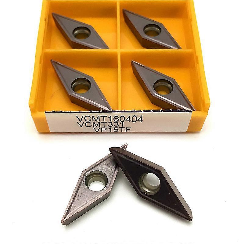 10PCS VCMT160404 VCMT160408 UE6020 VP15TF internal Turning Tools Carbide insert Lathe Tool VCMT 160404/160408 turning insert