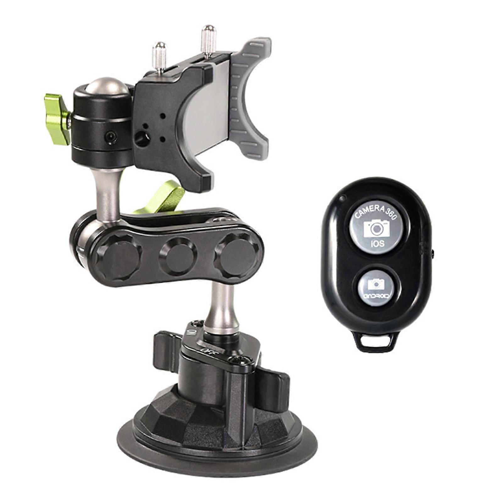 Easy One Touch 5 Dashboard & Windshield Universal Car Mount Phone Holder Desk Stand with Suction Cup Base and Telescopic Arm