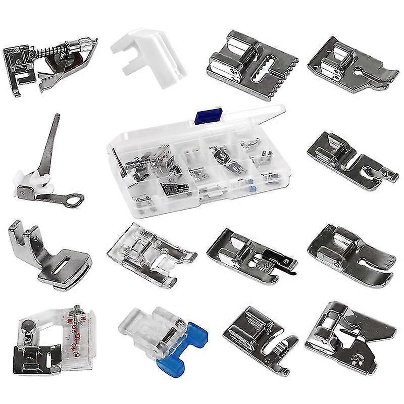Metal & Plastic Sewing Machine Presser Feet Set-c