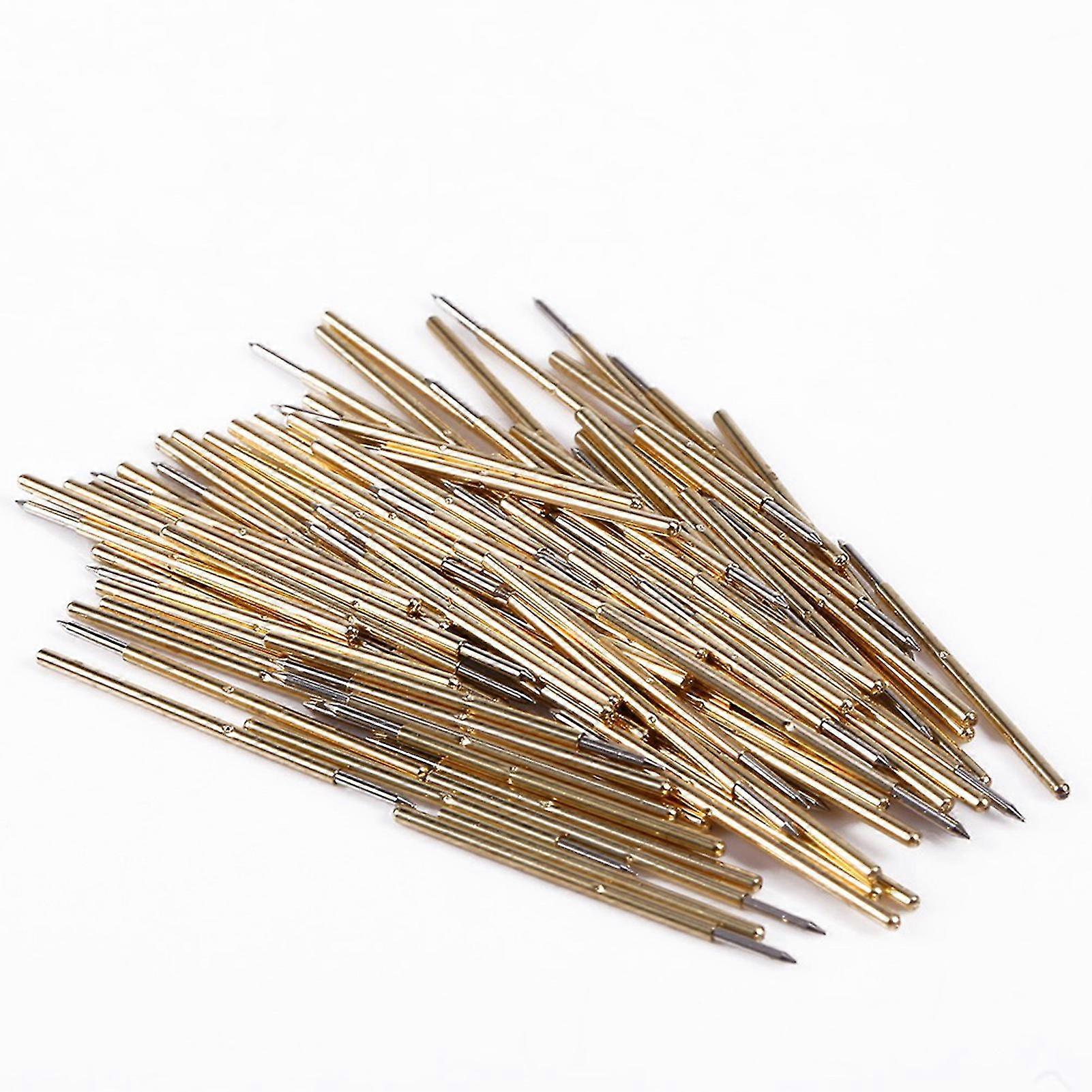 P50?B1 0.68mm Round Spring Test Probe Metal Needle - 100Pcs