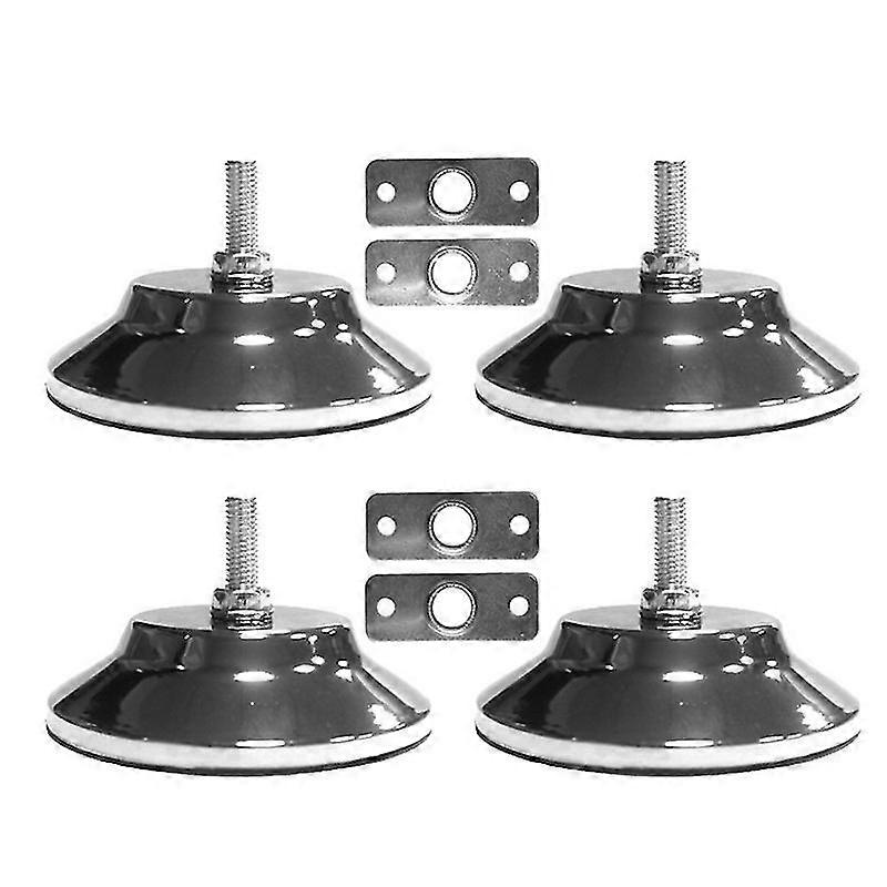4 Pcs Billiard Leg Levelers 5 Inch Metal Game Table Leg Levelers Heavy Duty Leveling Feets For