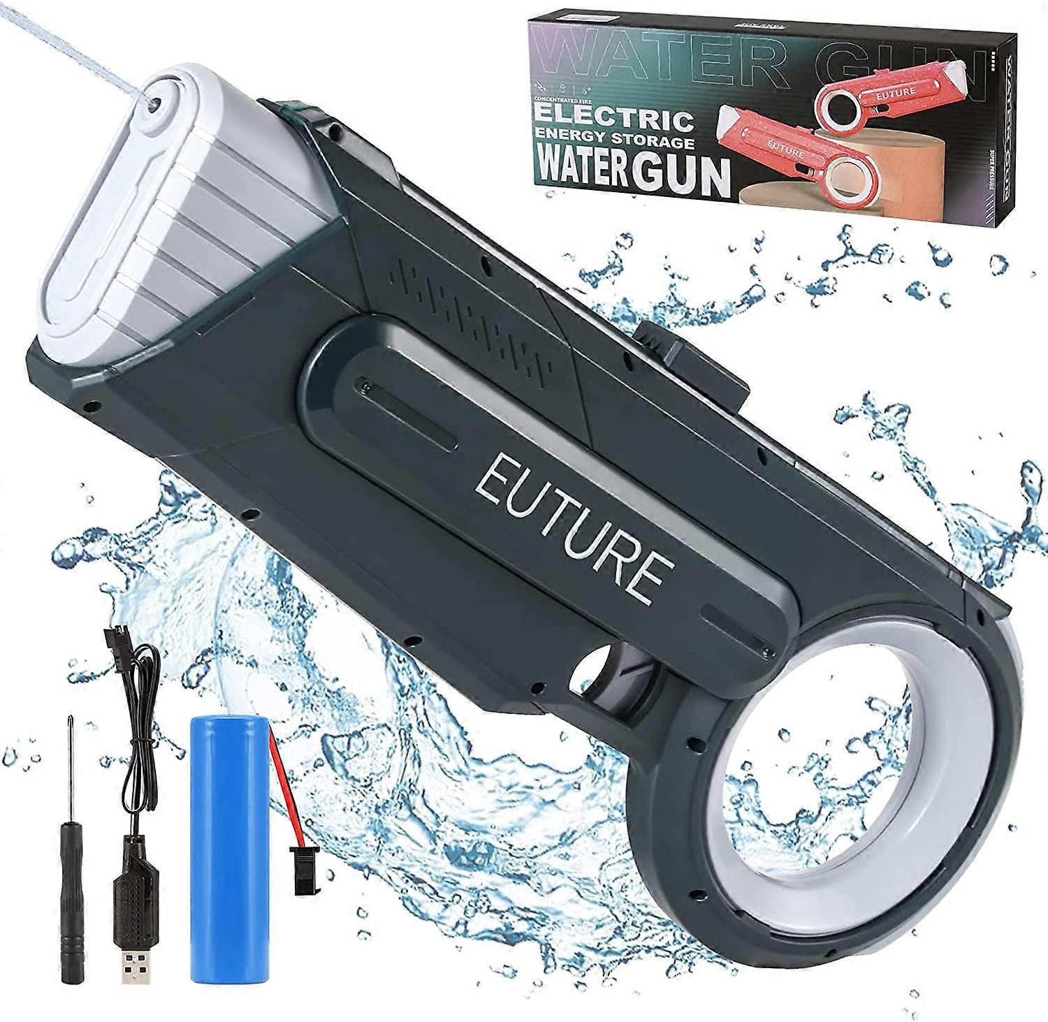 Water Soaker Gun with 700CC Large Capacity, up to 30 FT Long Range