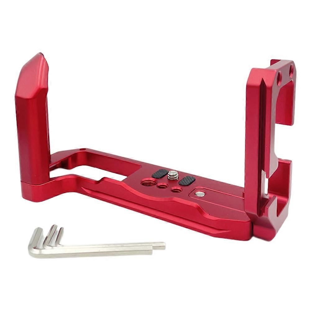 Quick Release L Plate Hand Grip Bracket 1/4 Screw for X-T4 Camera Grip Holder Pull-Out Version Red