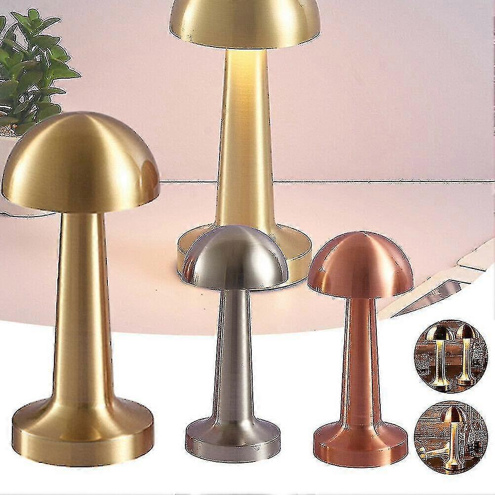 3 Color Rechargeable Led Table Lamp Touch Sensor Desk Light Bedroom Restaurant Bar Decor