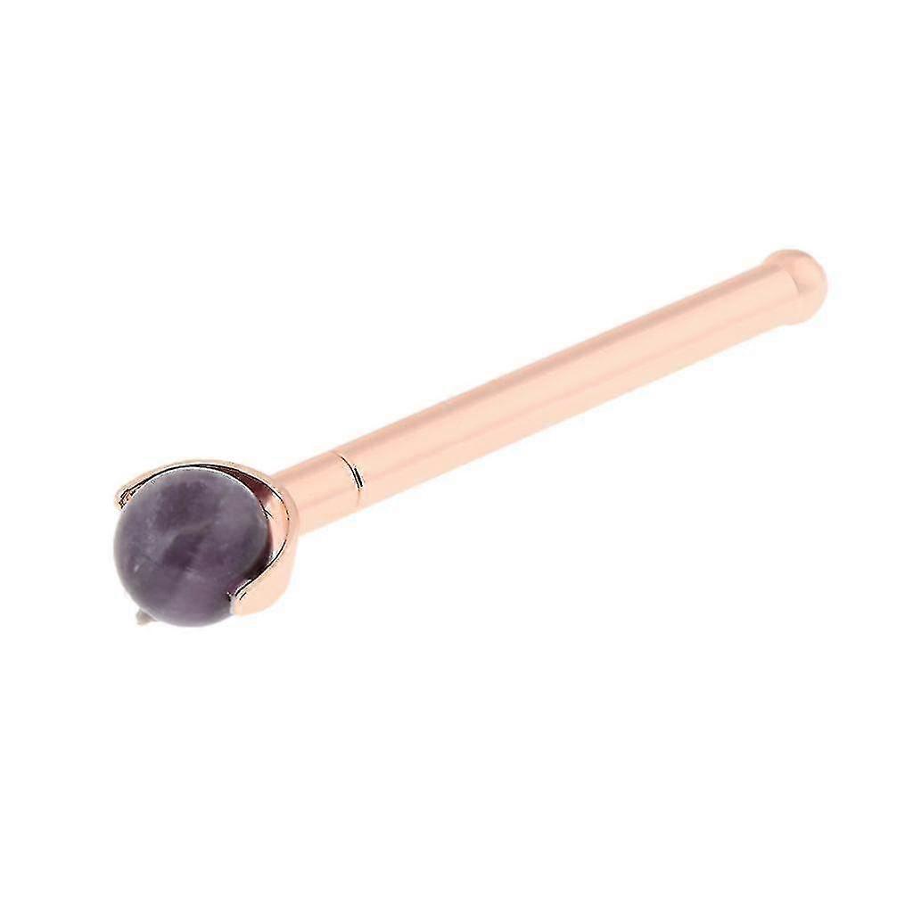 Beauty Bar Facial Massager Handheld Jade Stone Stick For Puffy Eyes,eye/face Wrinkles,fine Lines,eye Bags,dark Circles And Face Wrinkles - Red, 15x3.3