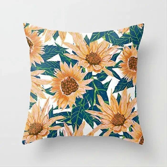 Pillowcase Square Pattern Style-878 Bedroom Sofa Car Cushion Cover Pillowcase
