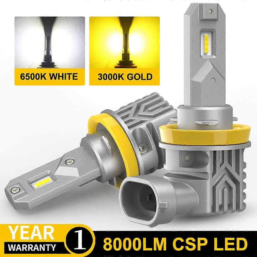 BMTxms 2x Canbus H11 H8 9006  LED DRL Fog Light For BMW E81 E87 E36 E90 E91 E92 E46 E39 E60 F10 X1 E84 F48 X3 E83 F25 X5 E53 E70