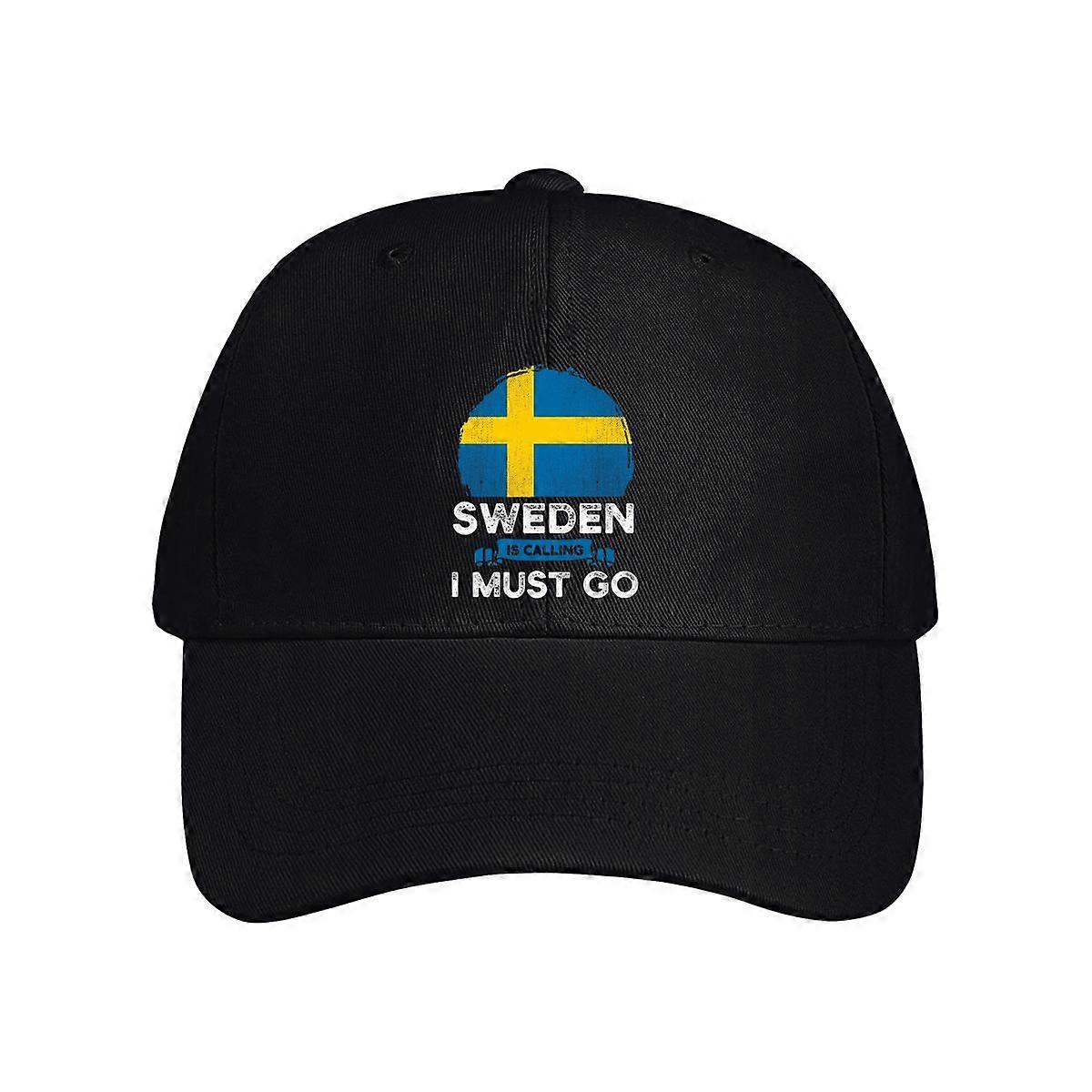 Sweden Is Calling I Must Go Baseball Cap