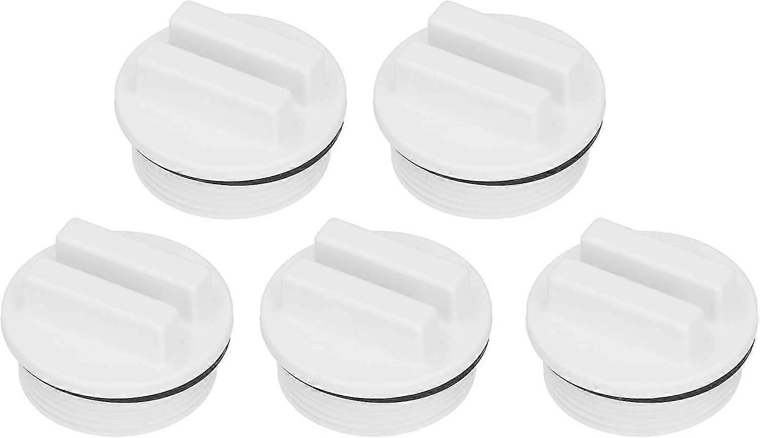 Winterizing Plug, Filter Drain Plug With O-ring Threaded Pool Spa Return Line 5 Pieces Winterizing Plug Pool Drain Plug For Swimming Pools
