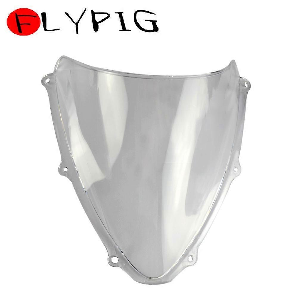 Windshield Windscreen Smoke Double BubbleWind Shield for Suzuki GSXR600 GSXR750 GSXR 600 GSXR 750 K6 2006-2007