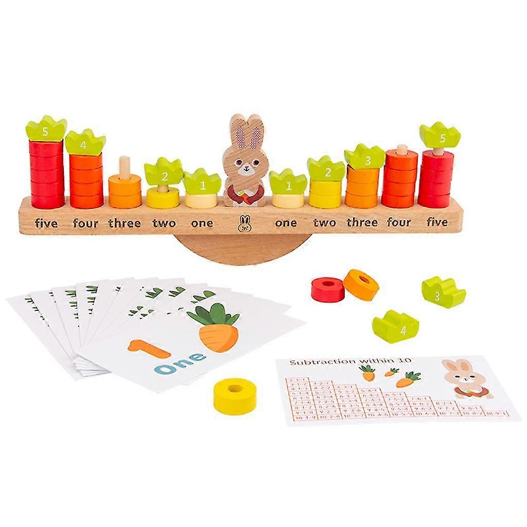 Balance Math Game, Counting Toys Educational Number Toy