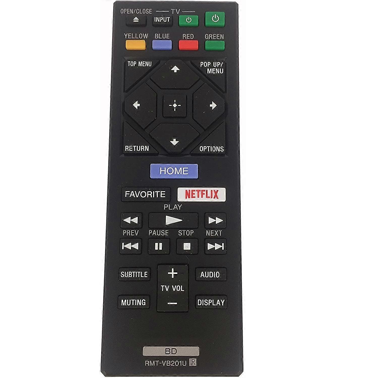 RMT-VB201U Remote Control For Sony Blu-Ray DVD Player