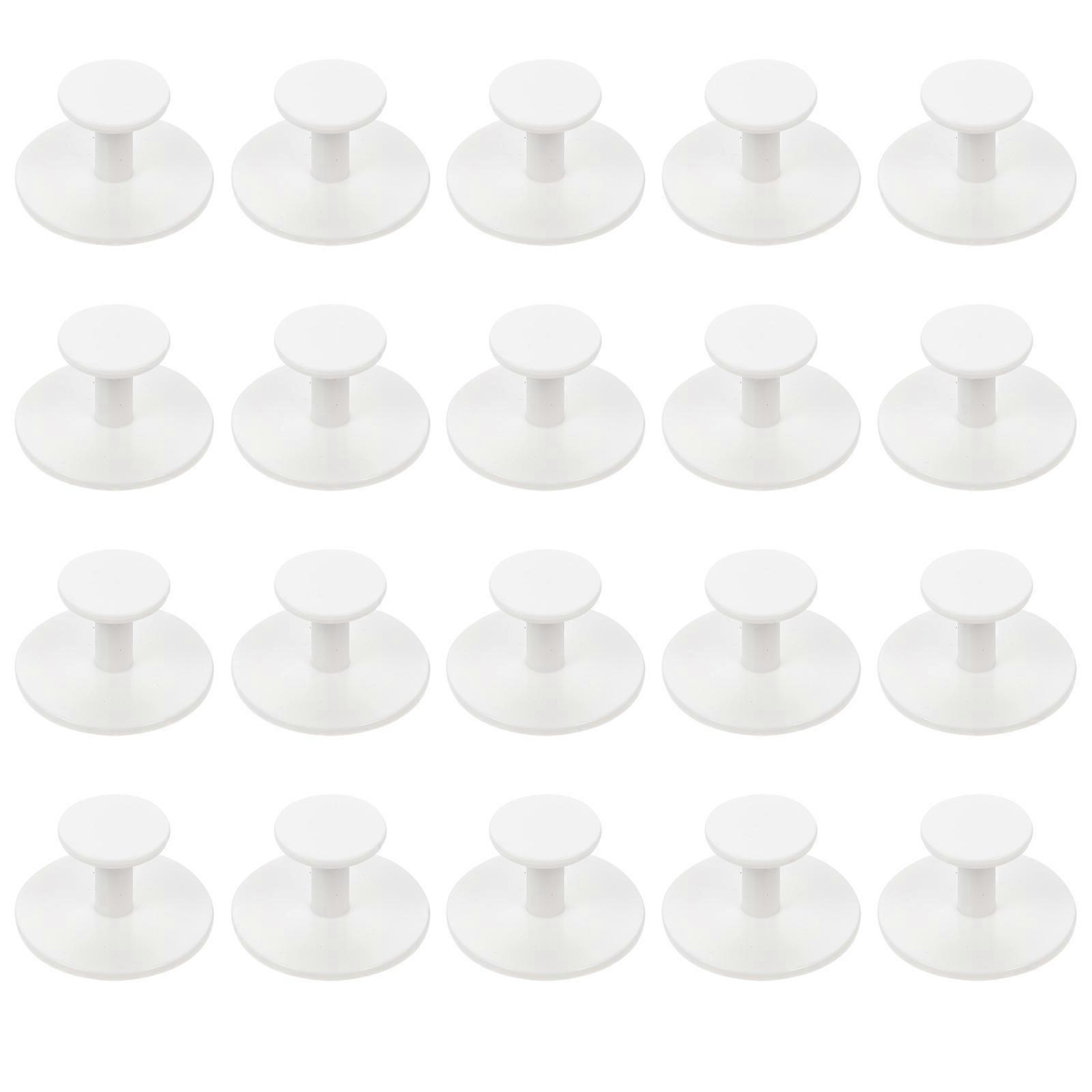 20 Pcs Handles Dresser Drawers Drawer Handles Adhesive Cabinet Knobs Instant Drawer Knobs Kitchen Door Knobs Wardrobe Knobs