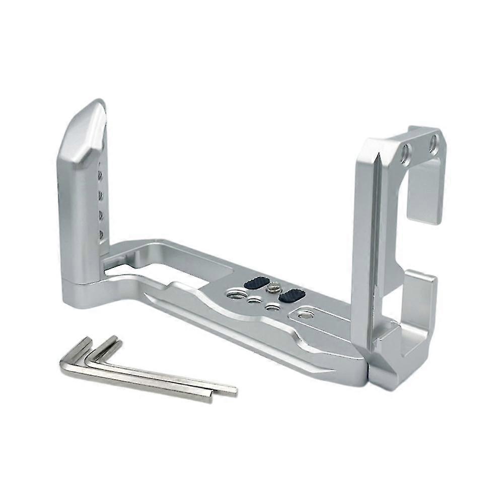 Quick Release L Plate Hand Grip Bracket 1/4 Screw For X-t4 Camera Grip Holder Pull-out Version Silv