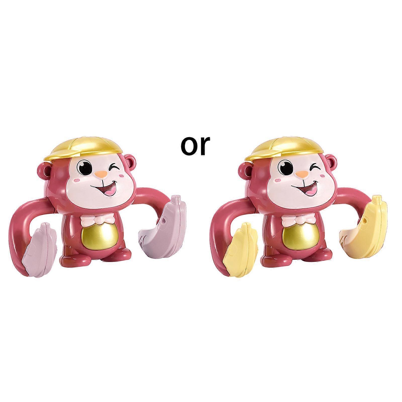Rolling Flipping Monkey Music Light Intelligent Control Non-toxic Plastic Toys