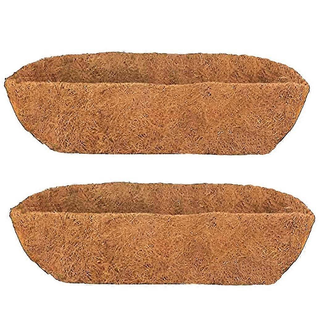 2 pieces replacement insert coconut insert for flower box wall basket-MXBC