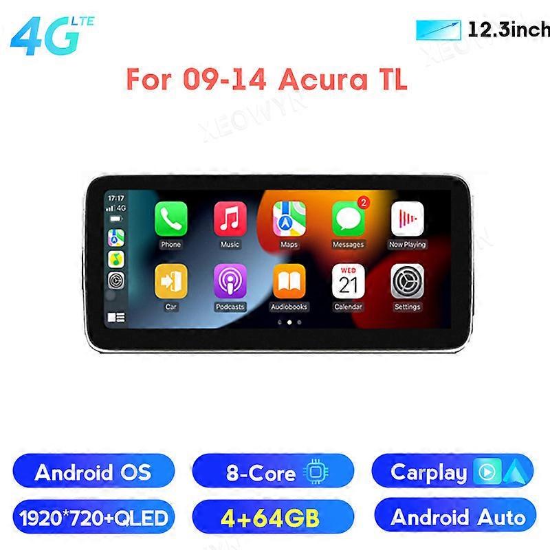 Android 12 For Honda Acura TL 2009 2010 2011 2012 2013 2014 128gb headunit easy Multimedia Car Radio Audio GPS apple carplay