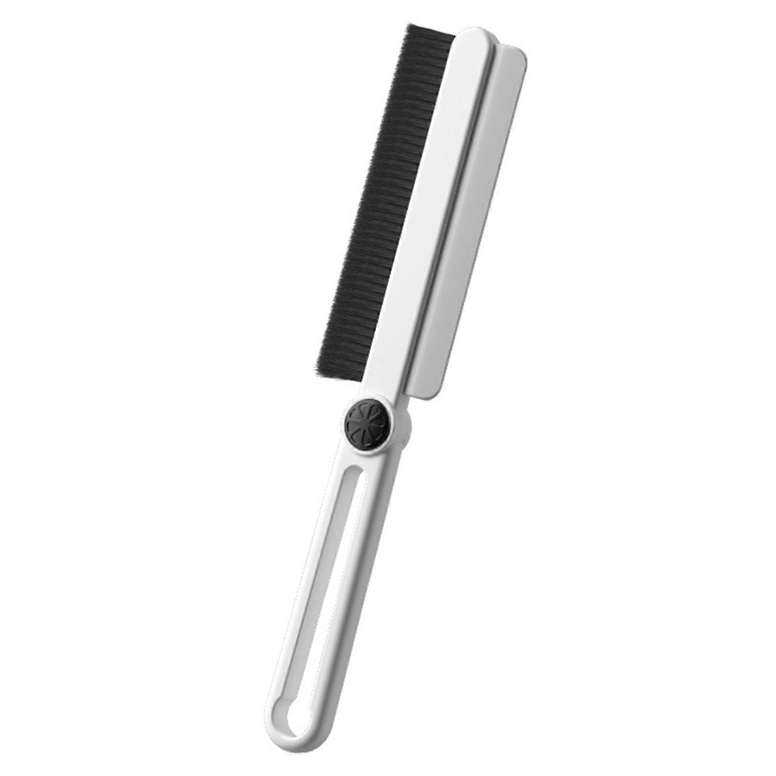 Crevice Cleaning Brush with Scraper Double Sided 25-Degree Swivel Head Rotating Crack Cleaning Brush Tool Jikaix