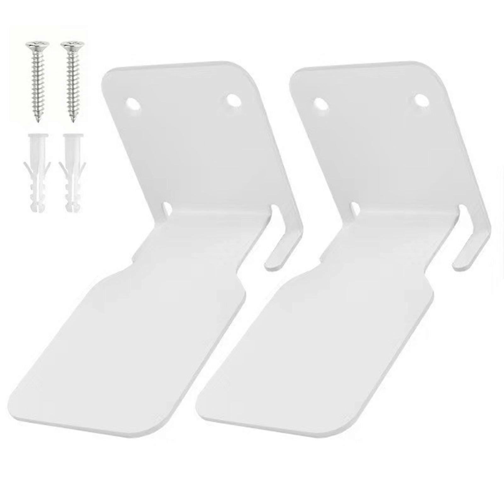 2 Pcs Bookshelves with Screws Great Load Bearing Anti-slip Invisible Stable Bathroom Living Room Ornament Picture Display Stand Floating Wall Organize