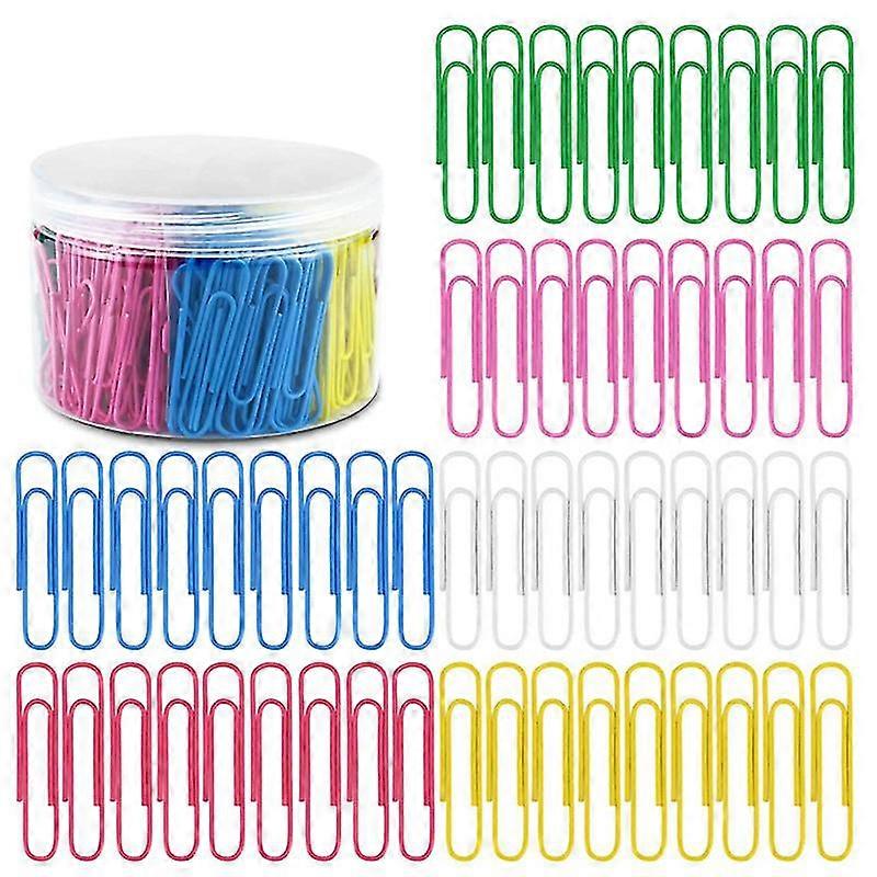 Clip Bookmark Set Combination Office Stationery Colourful Paperclip Set
