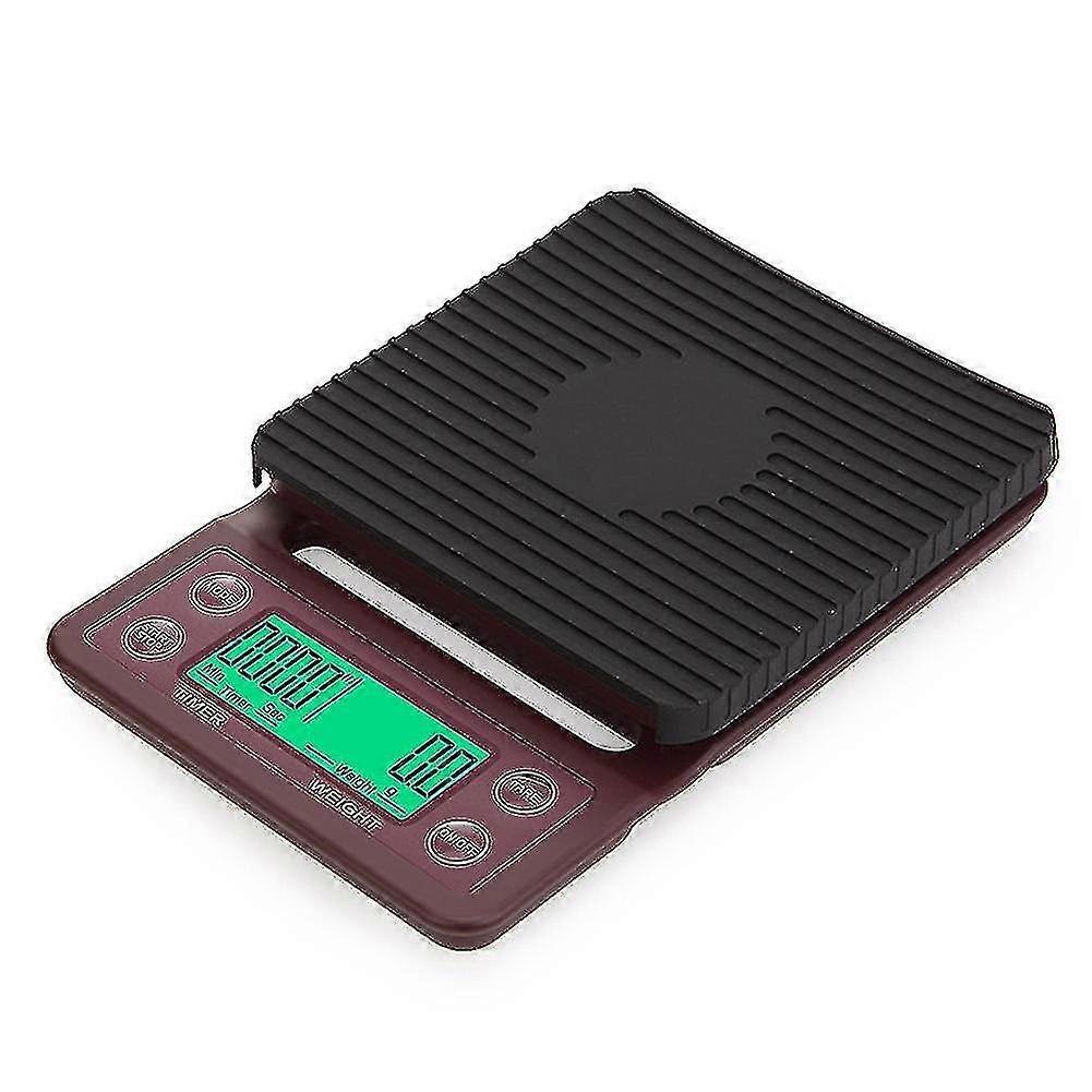 0.1g, 3-5kg Lcd Digits Display Kitchen Scale With Timer