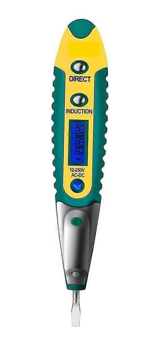 Multi-functional Digital Display Household Zero-fire Line Test Electrical Tester Line Electrician High-precision Induction Test Pen With Light (1pcs)