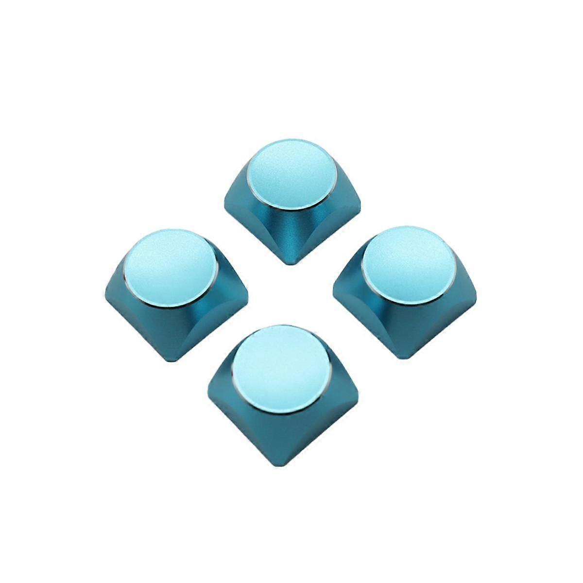 4Pcs Aluminum Alloy Metal Keyboard Cap Color Mechanical Keyboard Universal Personality for Mechanical Gaming Keyboard C