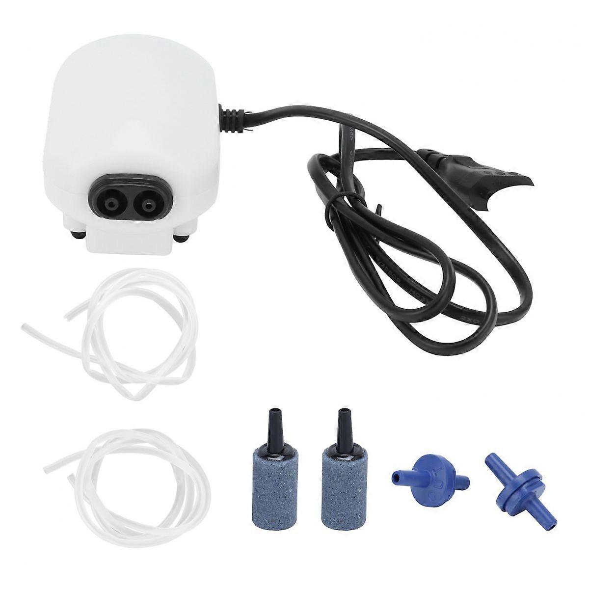 Akvarium Luftpump Kit Mini Mute Akvarium Syrepump Vattenbruk