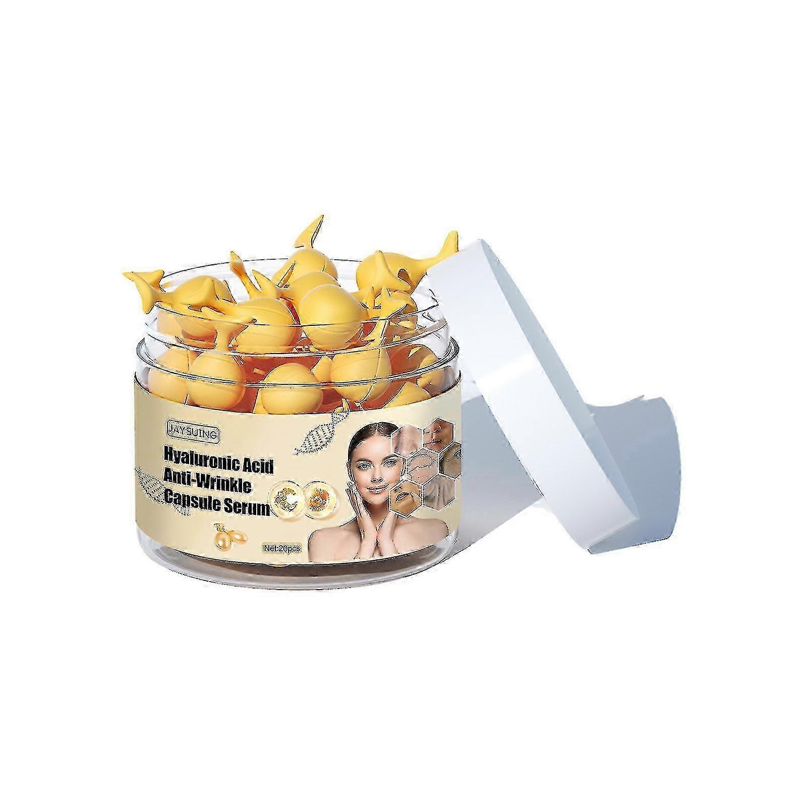 ヒアルロン酸アンチリンクルカプセルエッセンスアンチリンクル修復バリアハイドレーティング引き締め顔の肌のJaysuing