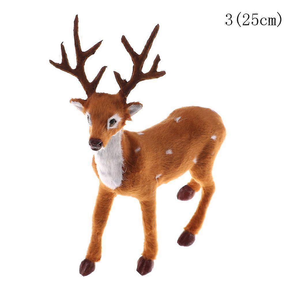 Christmas Simulation Plush Reindeer Xmas Elk Plush TOY New Year Decorations