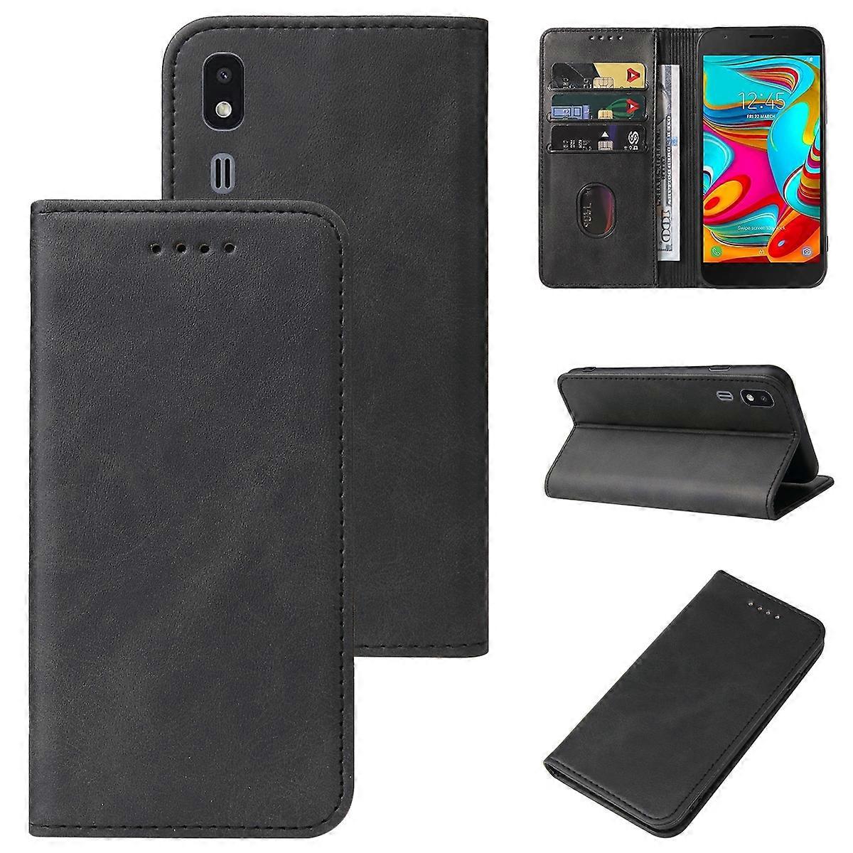 For Samsung Galaxy A2 Core / A260 Magnetic Closure Leather Phone Case