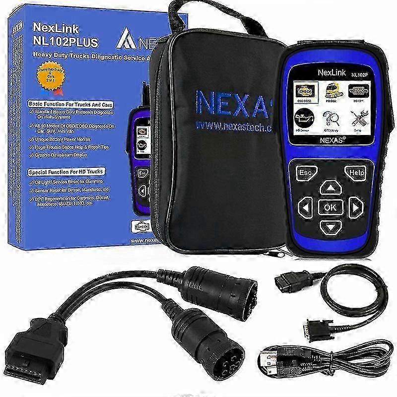 Nl102P Heavy Duty Truck Diagnostic Scanner Car Code Reader Dpf Oilreset