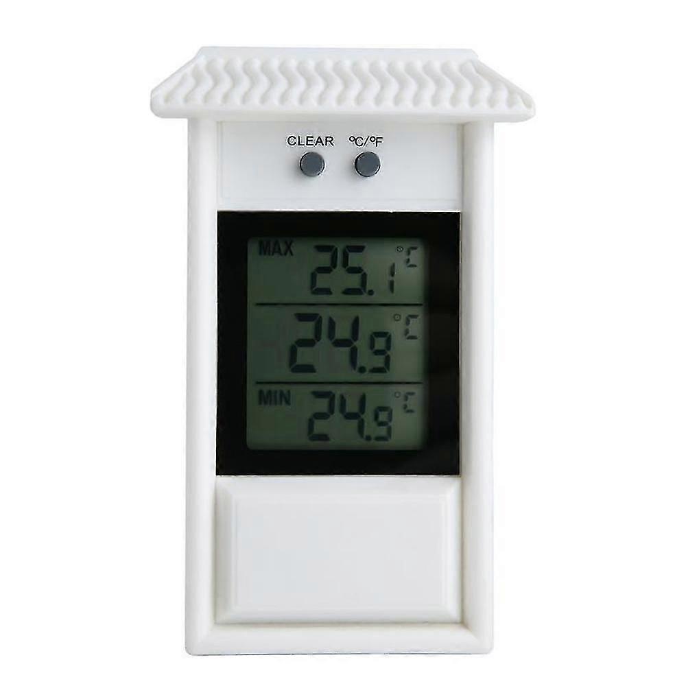 Digital Max Min Greenhouse Thermometer For Indoor Or Outdoor Use Easily Wall Mounted