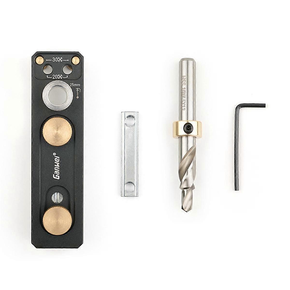 1set Aluminum Alloy Hole Drilling Assistant DIY Countersunk Open Hole Quick Connect Tools Clamping