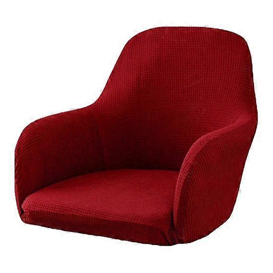 כיסוי כיסא אלסטי מעוגל גב עמיד בפני שחיקה רך במיוחד שאינו דוהה בצבע אחיד כיסוי כיסא נמתח מגן כיסא חתונה