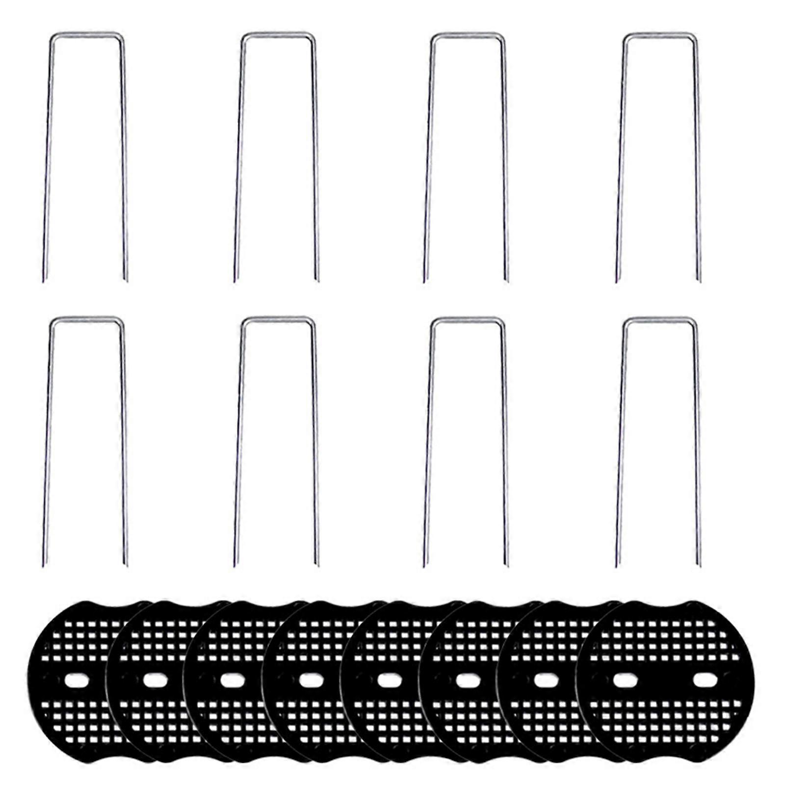 Anti Rust U Shape Ground Anchors Pegs Garden Fleece Anchors for Garden Fleece Control Fabric and Tent Stabilization