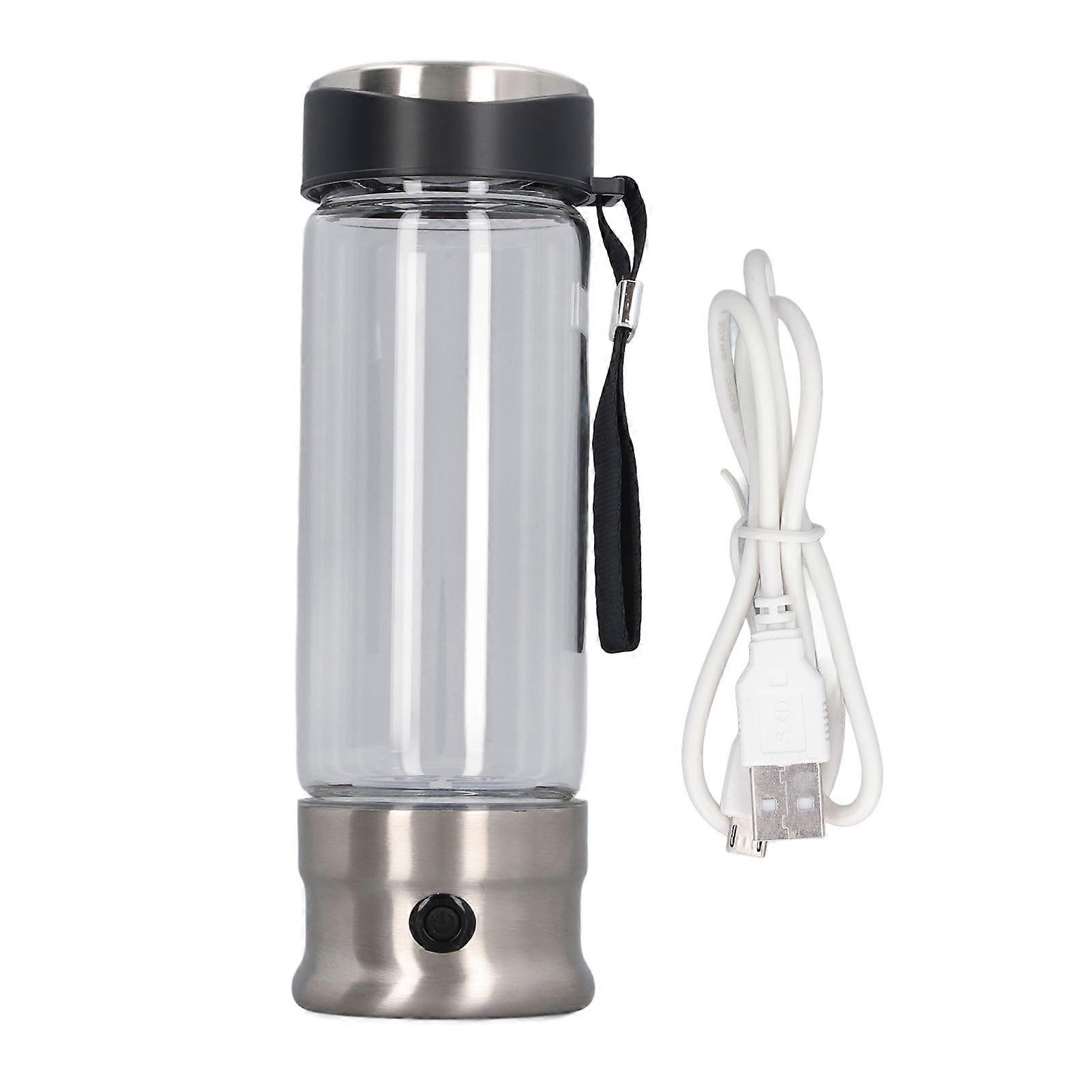 410ML Portable Hydrogen Water Generator 1200‑1400PPB Hydrogen Rich Water Maker Bottle for Home Travel Office