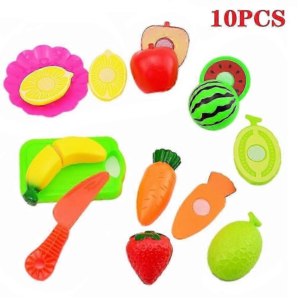 Cut Fruit Toys Plastic Food Toys Cut Up Fruit Pretend Play Set