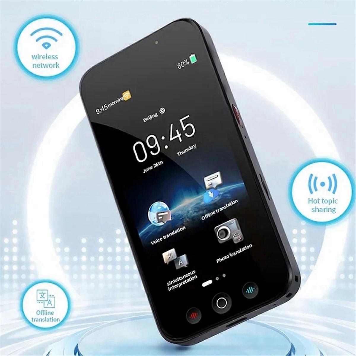 D8 Intelligent Translator Offline 18 Languages Online 144 Languages Photo Translation AI Voice Translation Device 8G