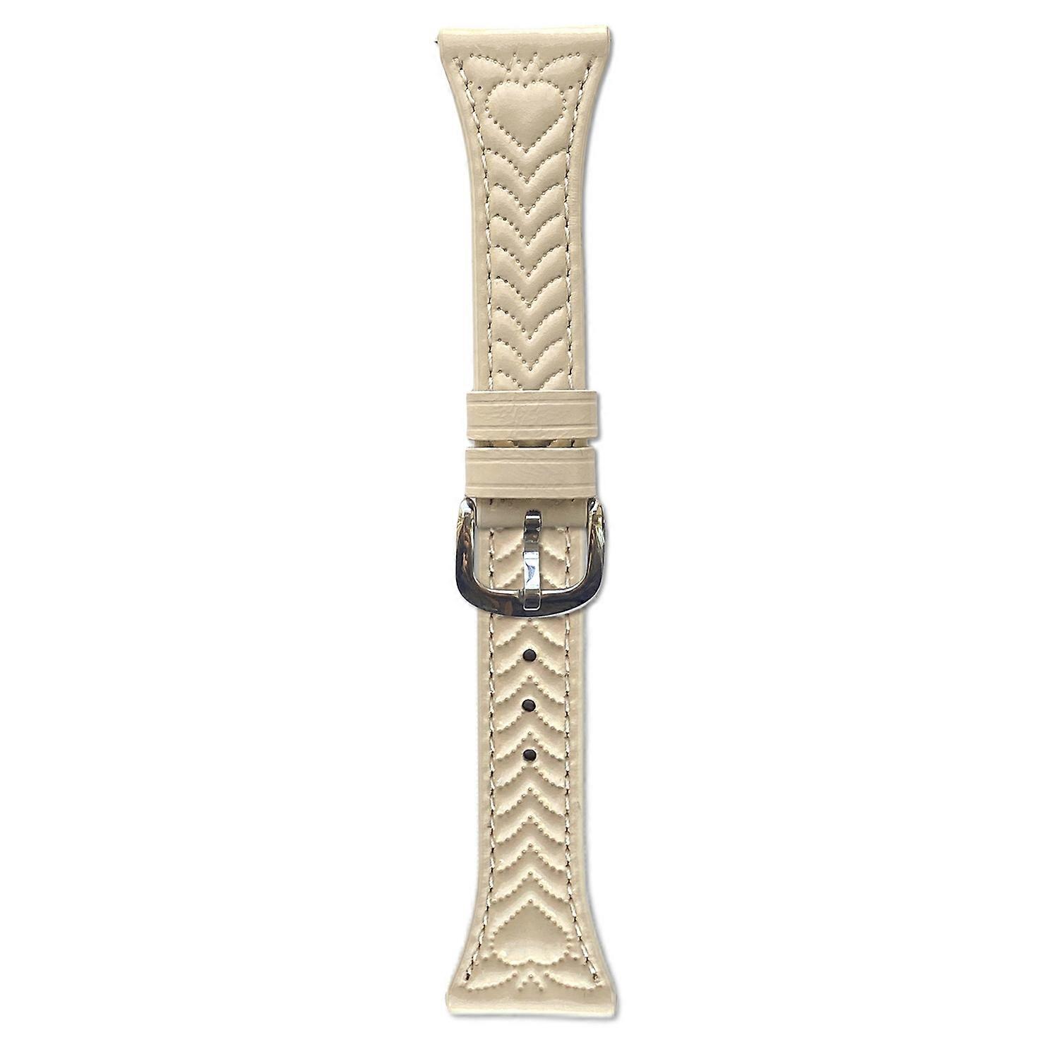 AS 18mm Watch Band For Garmin Venu 3S 2S Forerunner 265S 255S Vivomove 3S Heart Pattern Embossed Gen