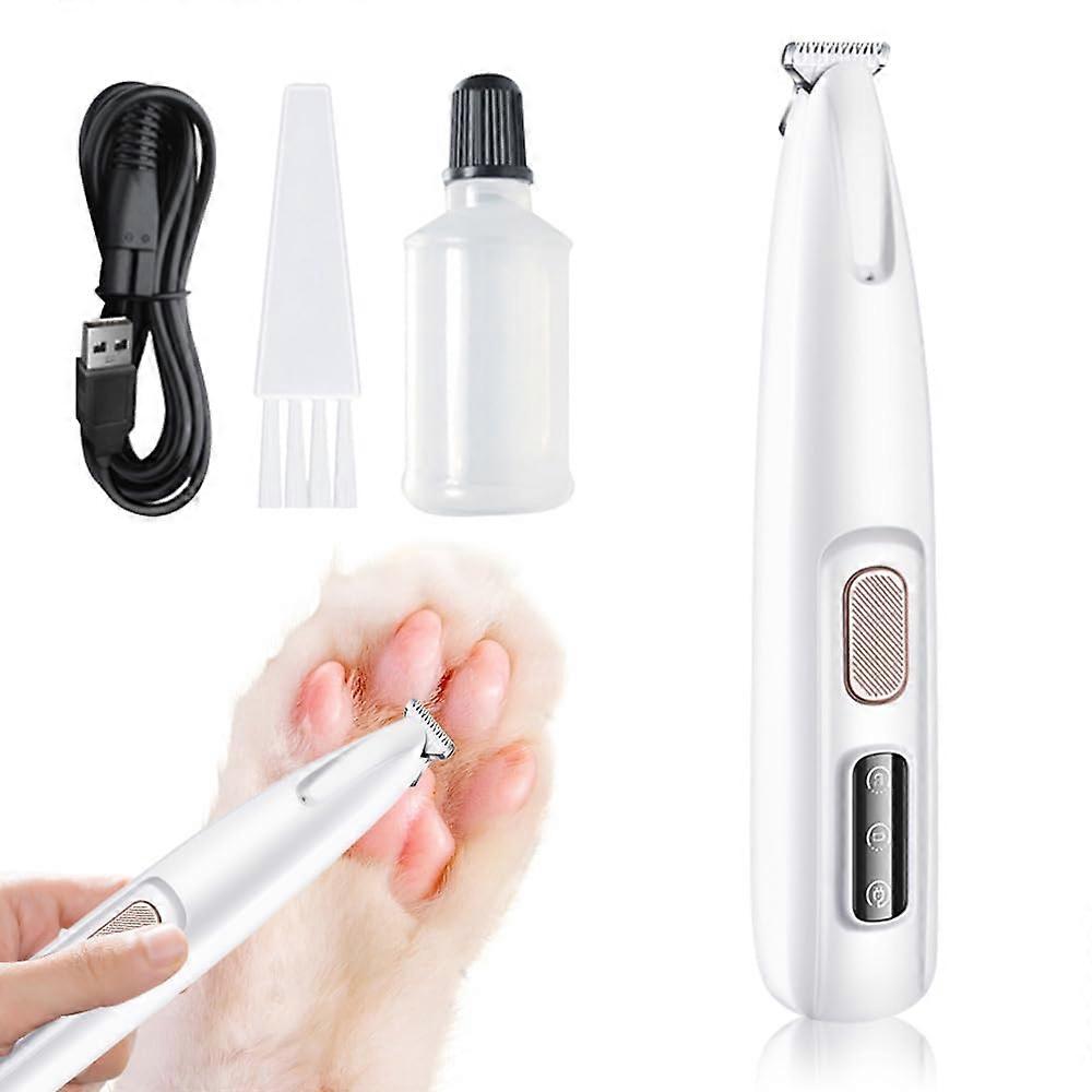 Multi-Function Pet Micro-Precision Trimmer for Dogs and Cats, Rechargeable, Ergonomic Design, Quiet Operation
