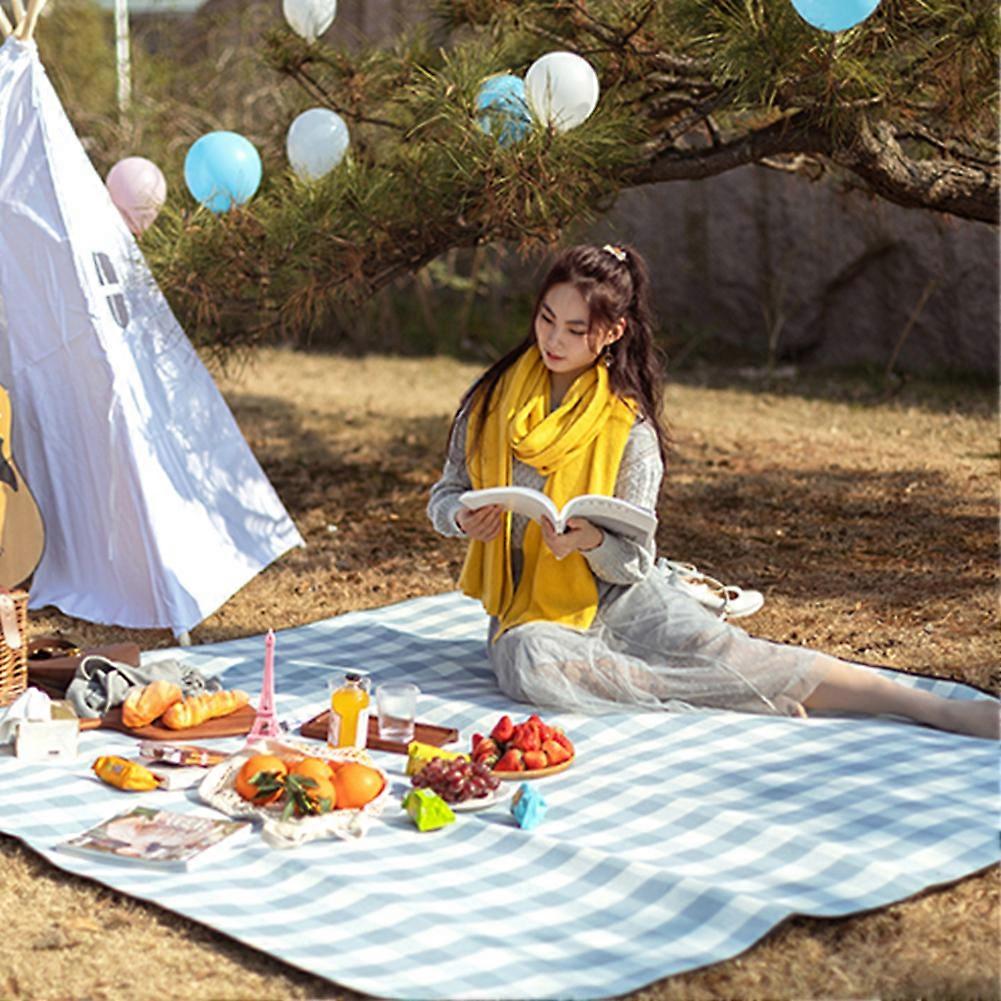 Leather Outdoor Blanket Strip Foldable Picnic Mat Waterproof Camping Mattress Beach Grass Solo, Hiking Fishing Accessories