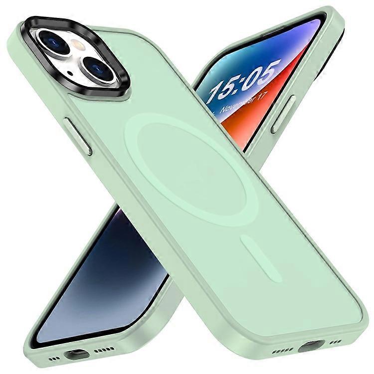 Compatible For iPhone 15 Magnetic Case Compatible with MagSafe TPU+PC Skin-Touch Phone Cover