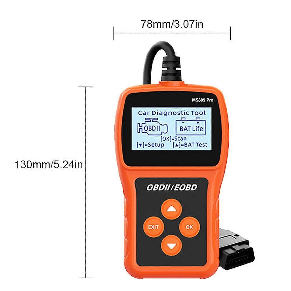 Car Professional Scan Tool Auto OBD Battery Lifespan Tester Automobile Code Reader Car Fault Detector