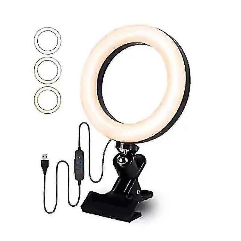 Foldable Portable Ring Light Selfie Ring Light Desk Phone Ring Light Circular Lighting