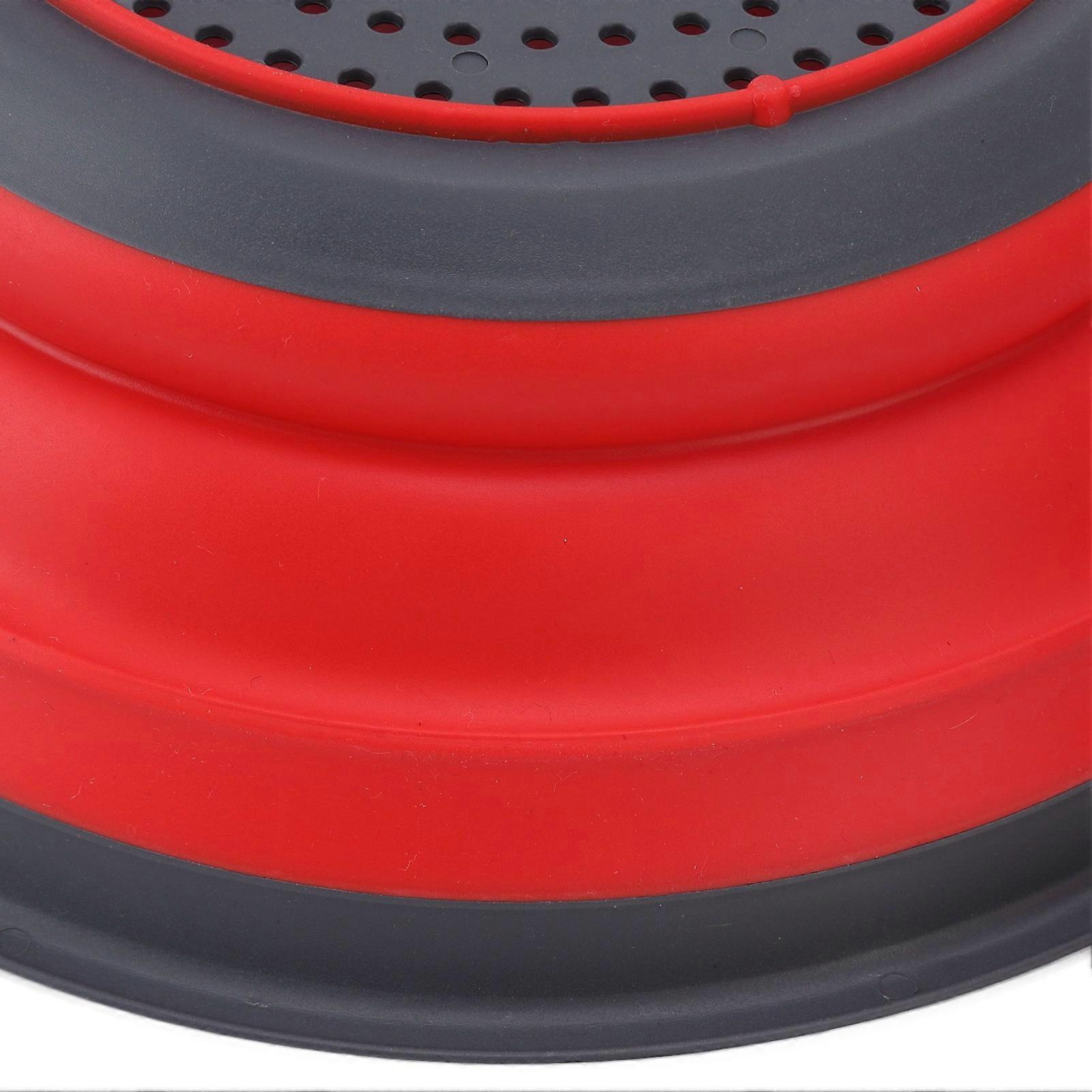 8pcs Folding Drain Basket Ergonomic Odorless Vegetable Washing Tool Kitchen Sink Space Saving