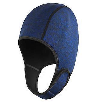 Wetsuit Hood 2mm Thermal Dive-Cap Neoprene Diving Hood Wetsuit Hat Cap for Men Women Swimming Sailing-Water Sports  Light Grey